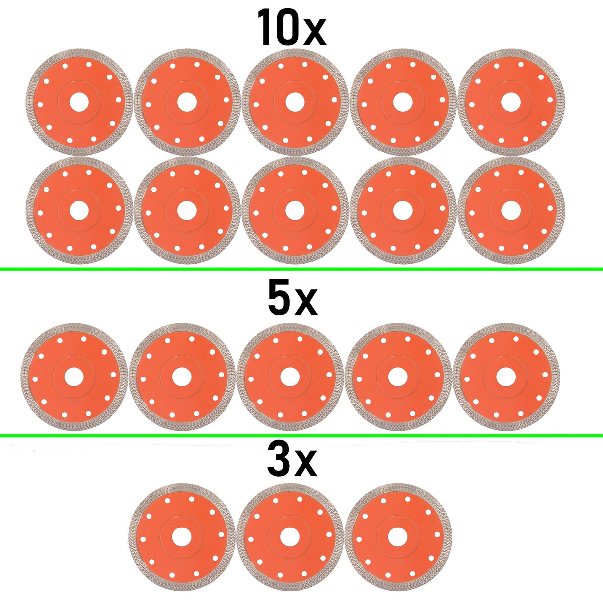 Disco diamantato per taglio piastrelle disco diamantato diametro 125 mm foro 22,23 mm