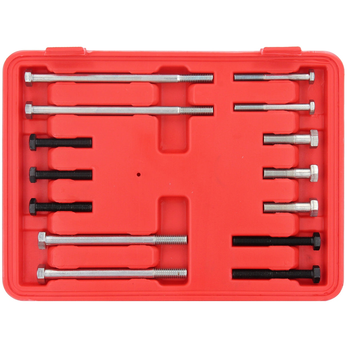 Estrattore a 3 bracci, estrattore per volano, set di boccole per cuscinetti a giogo, estrattore per alternatore, 46 pezzi.