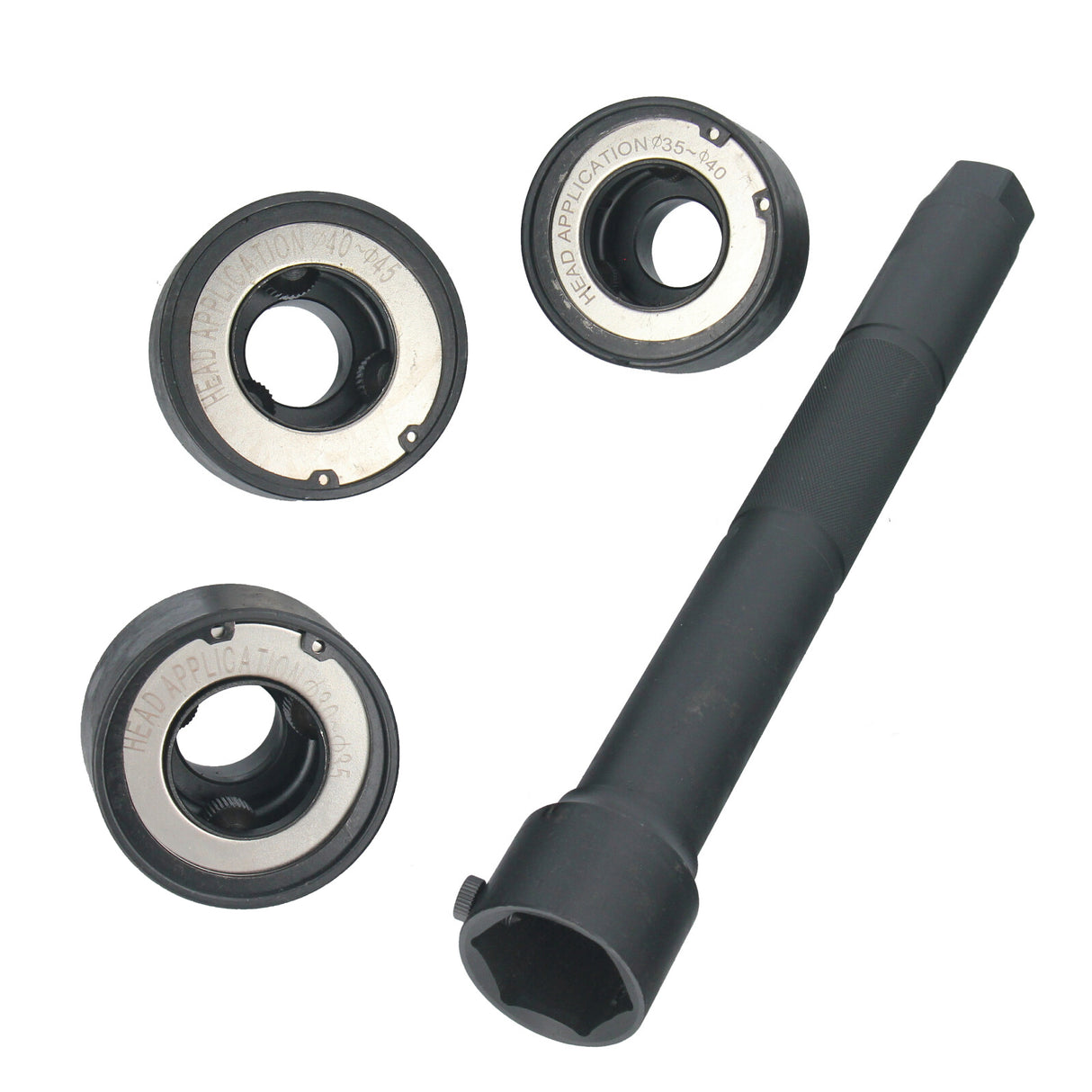 Set di chiavi per l'estrazione dei tiranti dei giunti assiali 30-35 35-40 40-45