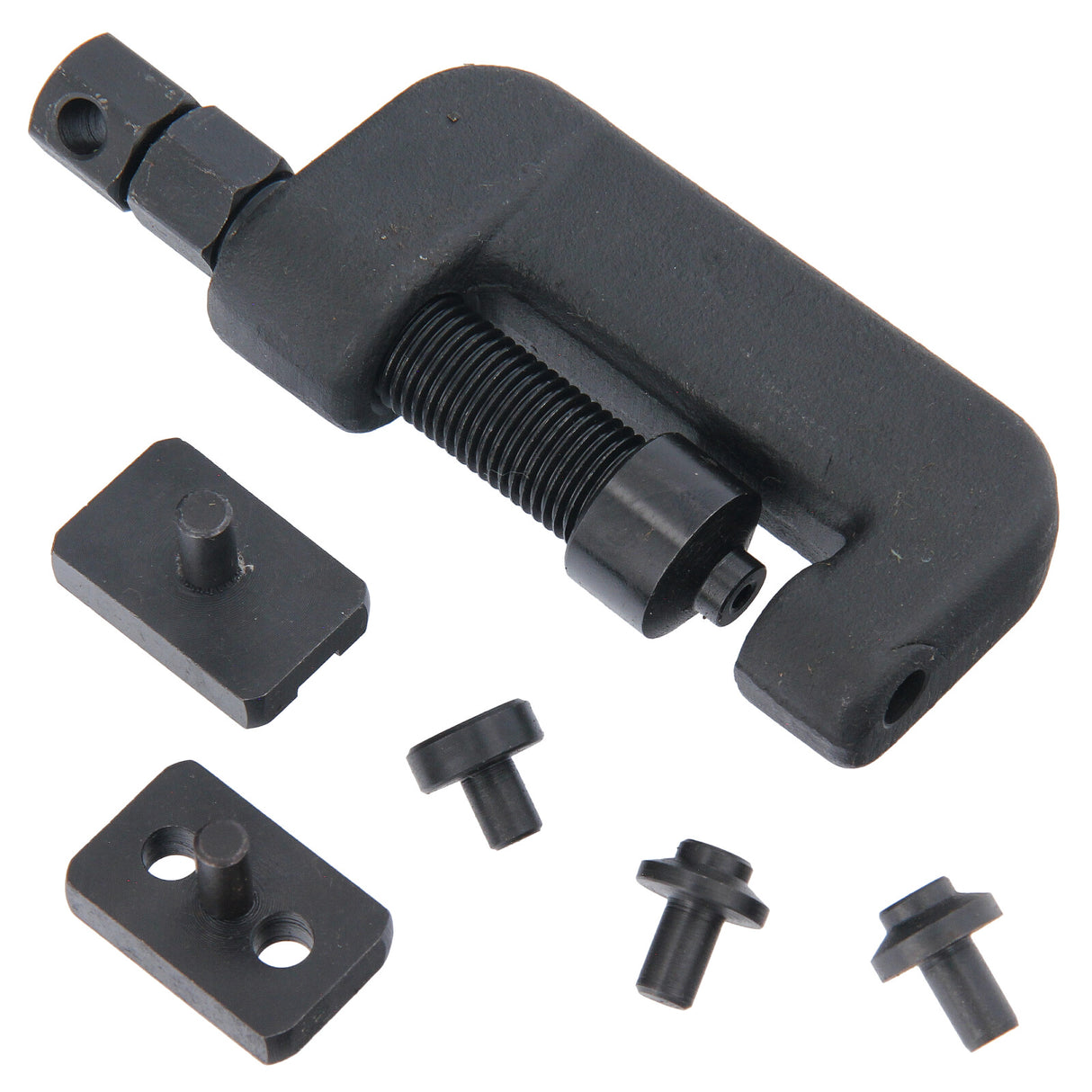 Strumento di separazione per smontaggio catena moto universale Strumento di rivettatura Strumento di separazione catena moto Strumento di rivettatura per separazione catena moto 13 pezzi Strumento di rivettatura per separazione catena moto