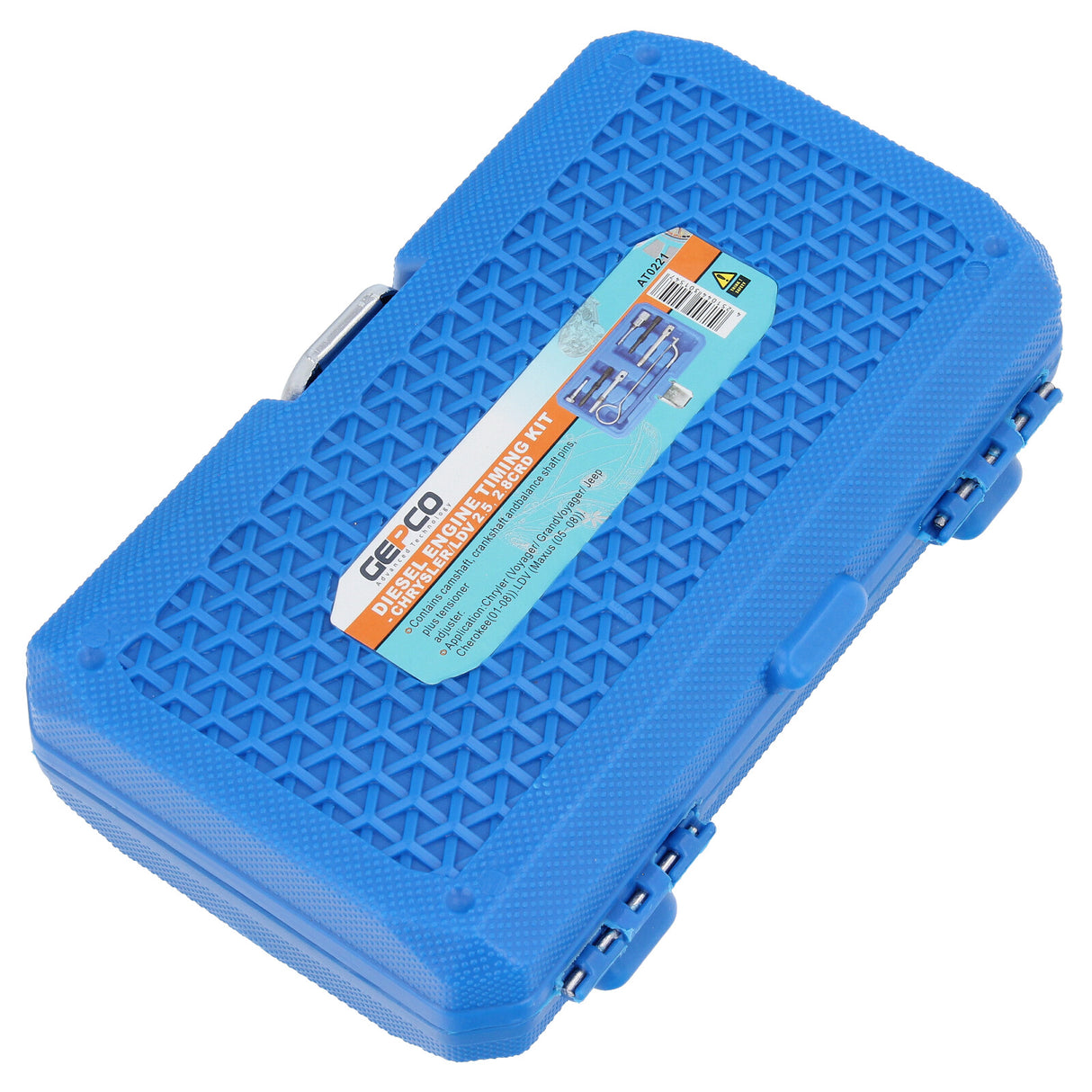 Set di regolazione motore per utensile di bloccaggio albero a camme per motori Chrysler 2.5 e 2.8 CRD