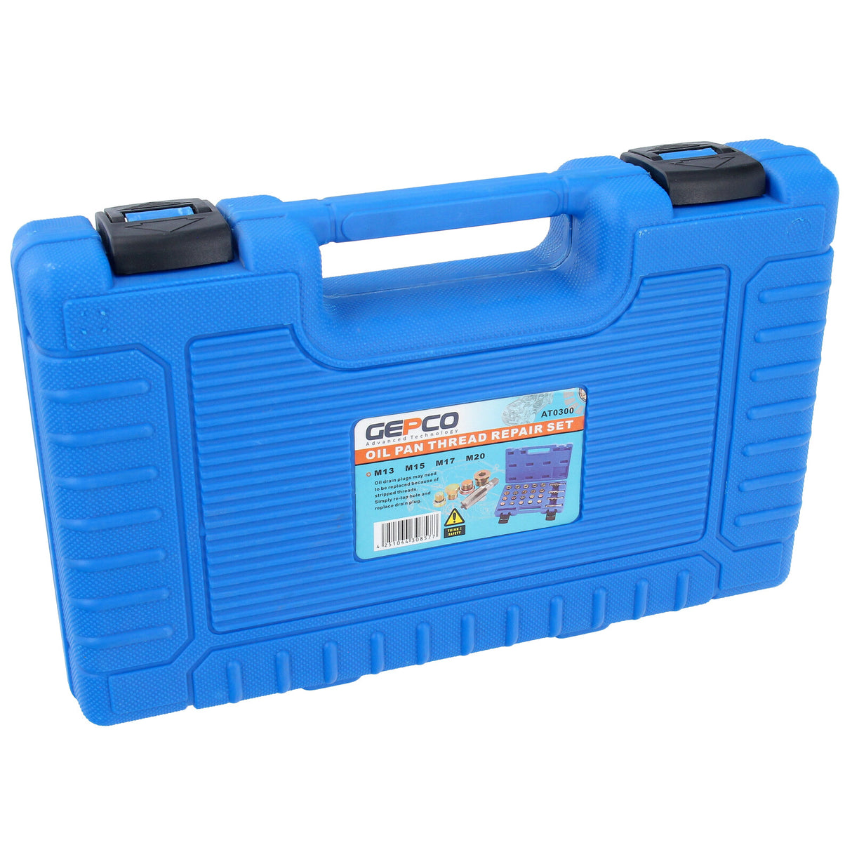 Kit di riparazione 64 pezzi utensile per filettatura scarico olio vite M-13 M-15 M-17 M-20