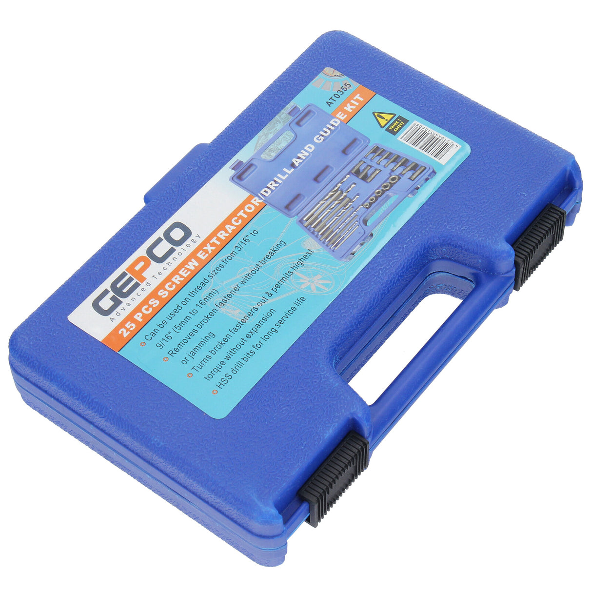 Set di estrattori per viti, 25 pezzi, set speciale per l'estrazione di bulloni, estrattore per viti