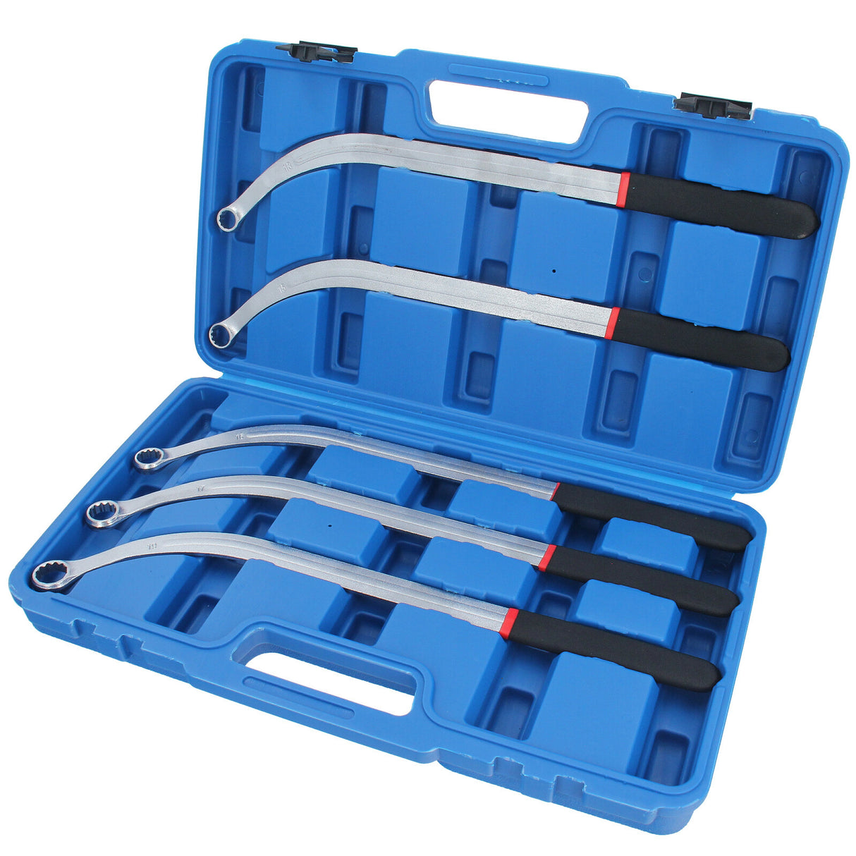 Set di chiavi per cinghie trapezoidali e cinghie di distribuzione GEPCO, 13-19 mm, set da 5 pezzi, chiave da 460 mm