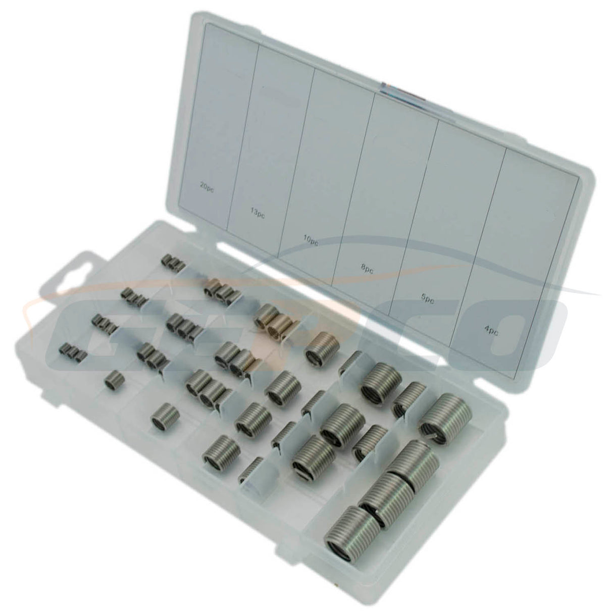 Inserti filettati GEPCO M4 M6 M8 M10 M12 M14 2.5D kit di riparazione per filettature 60 pz