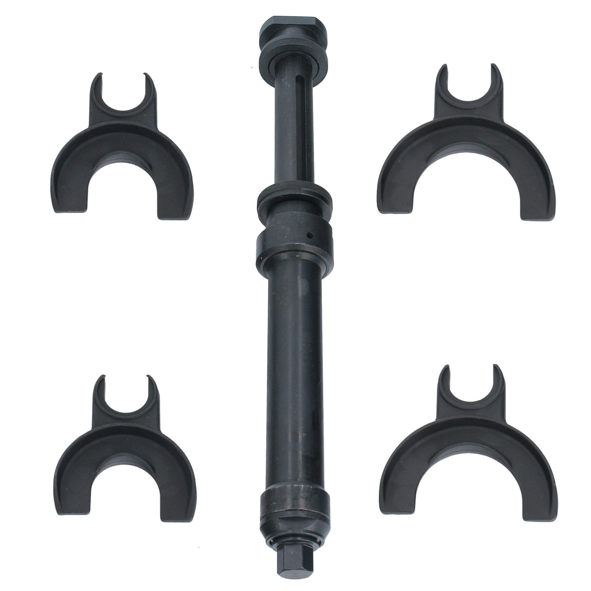 Strumento di abbassamento universale per la messa a punto del sistema di sospensioni con compressore a molla McPherson