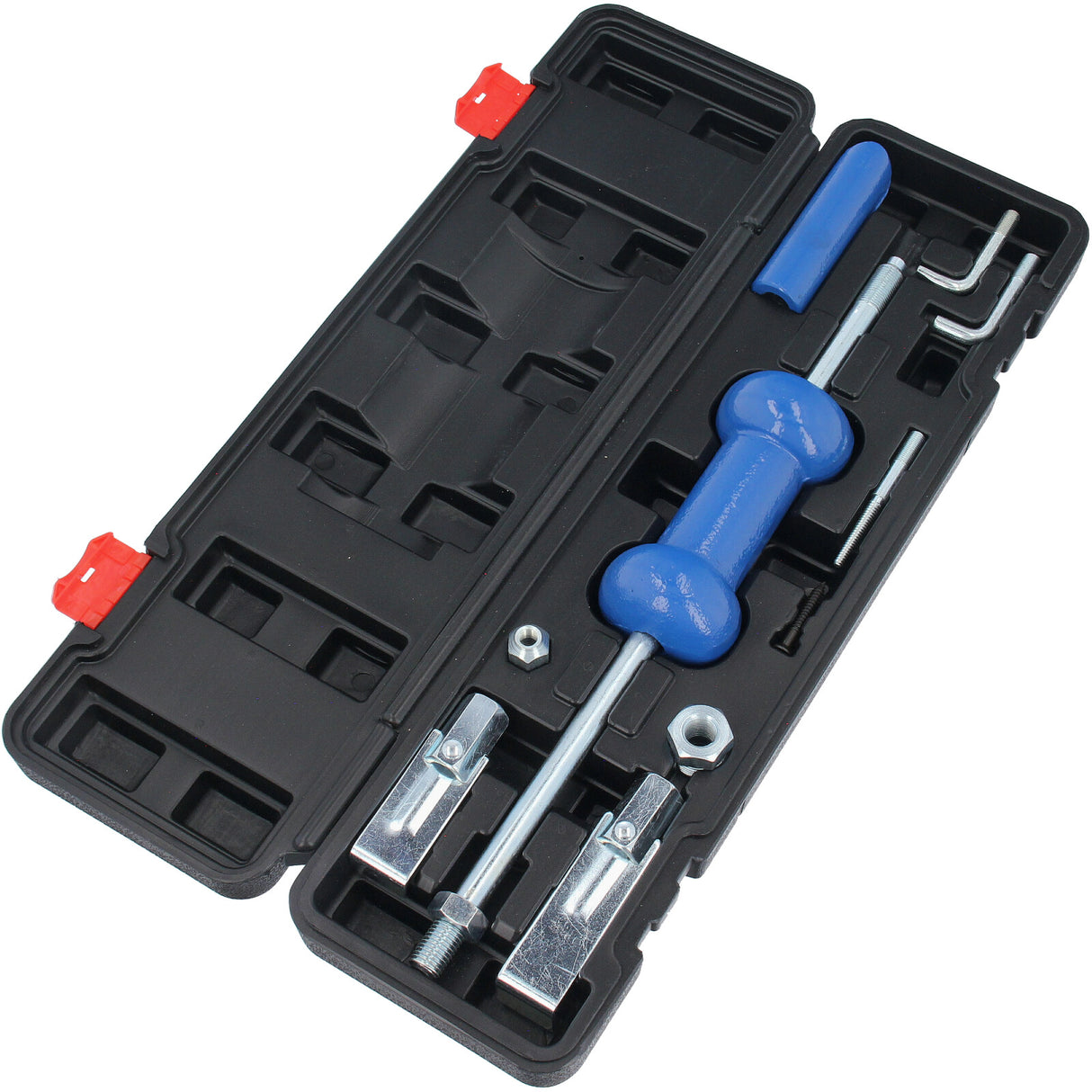 Kit di riparazione ammaccature da 9 pezzi, kit di riparazione ammaccature, kit di raddrizzatura, martello scorrevole, martello per rimozione ammaccature