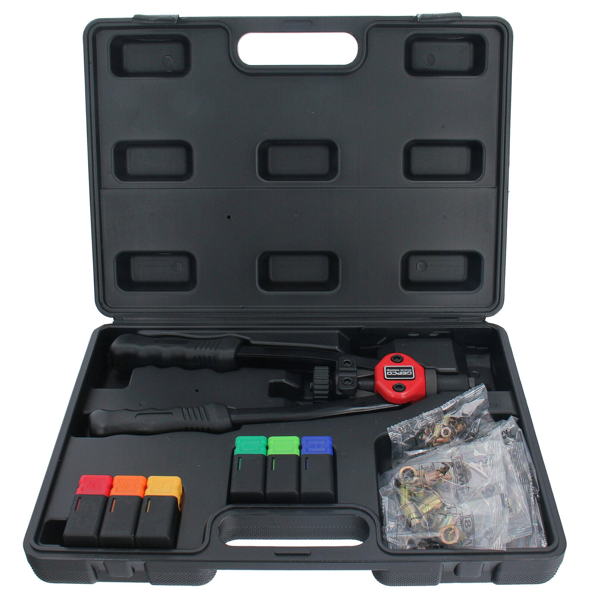 Pinza per rivetti professionale Pinza per rivetti Dadi Rivetti M3 M4 M5 M6 M8 M10 Coppia di pezzi di tensione