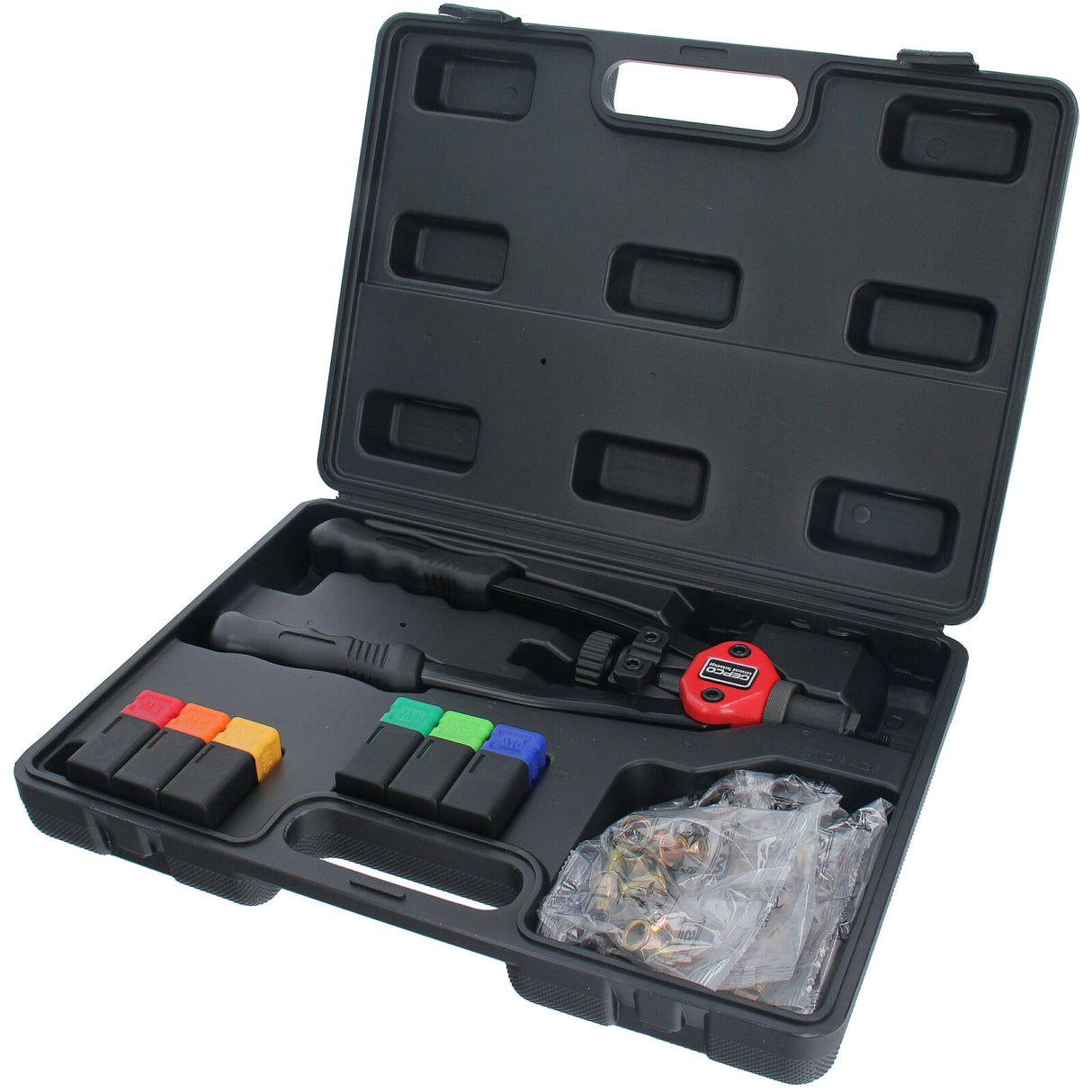 Pinza per rivetti professionale Pinza per rivetti Dadi Rivetti M3 M4 M5 M6 M8 M10 Coppia di pezzi di tensione