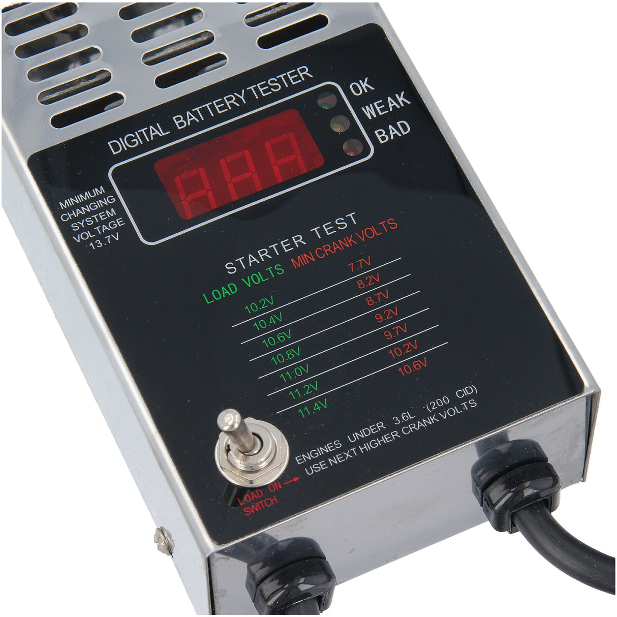 Tester per batteria digitale 12V Tester per batteria LCD per auto Tester per batteria 100A