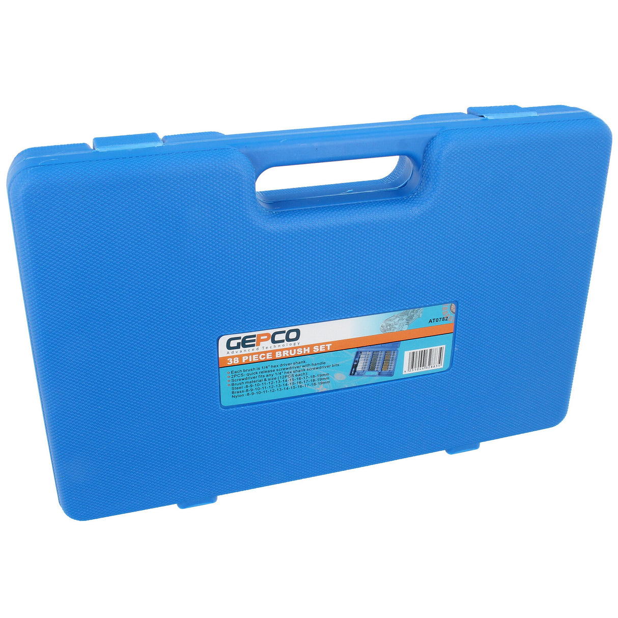 38 pz. Assortimento di spazzole rotonde spazzole per la pulizia spazzole in ottone spazzole metalliche 1/4"