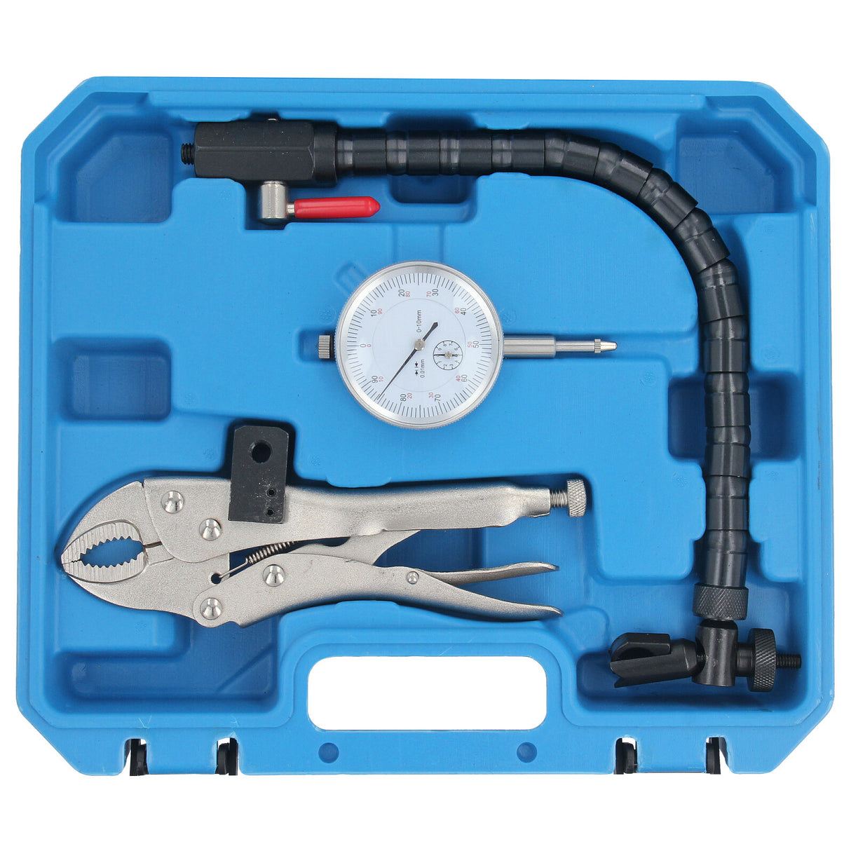 Strumento indicatore a quadrante per disco freno, supporto indicatore a quadrante per misurazione eccentricità laterale, dispositivo di misurazione DTi