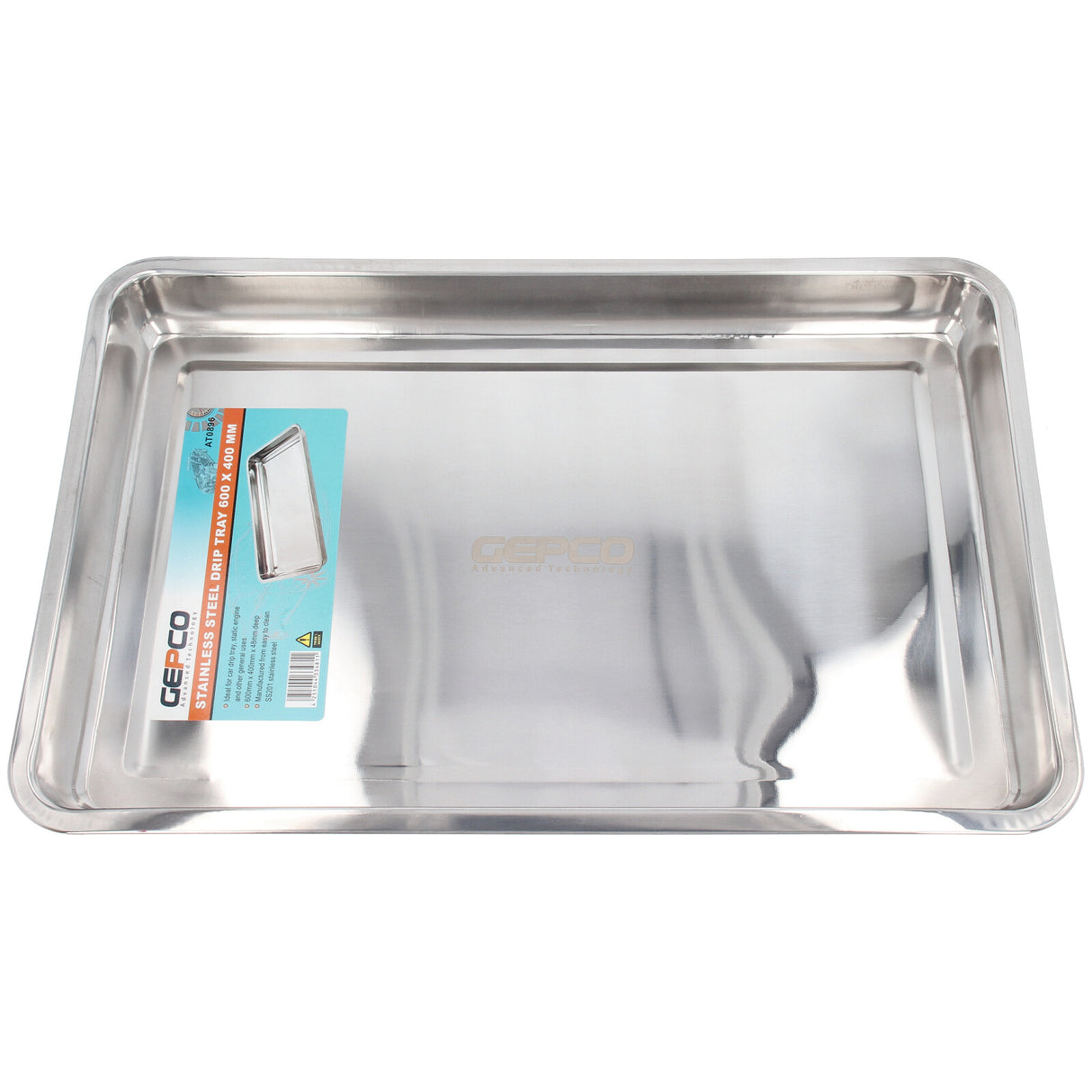 GEPCO vaschetta raccogli gocce per infusioni per sauna in acciaio inox 40x60 cm