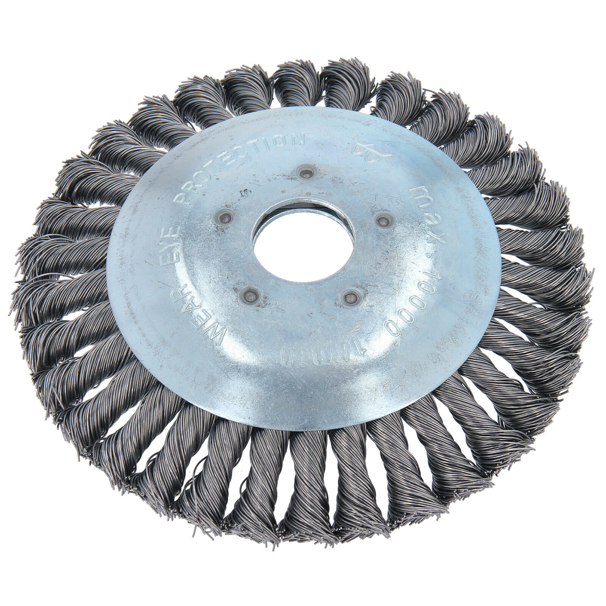 Spazzola professionale per erbacce 25,4x150mm per decespugliatore intrecciata