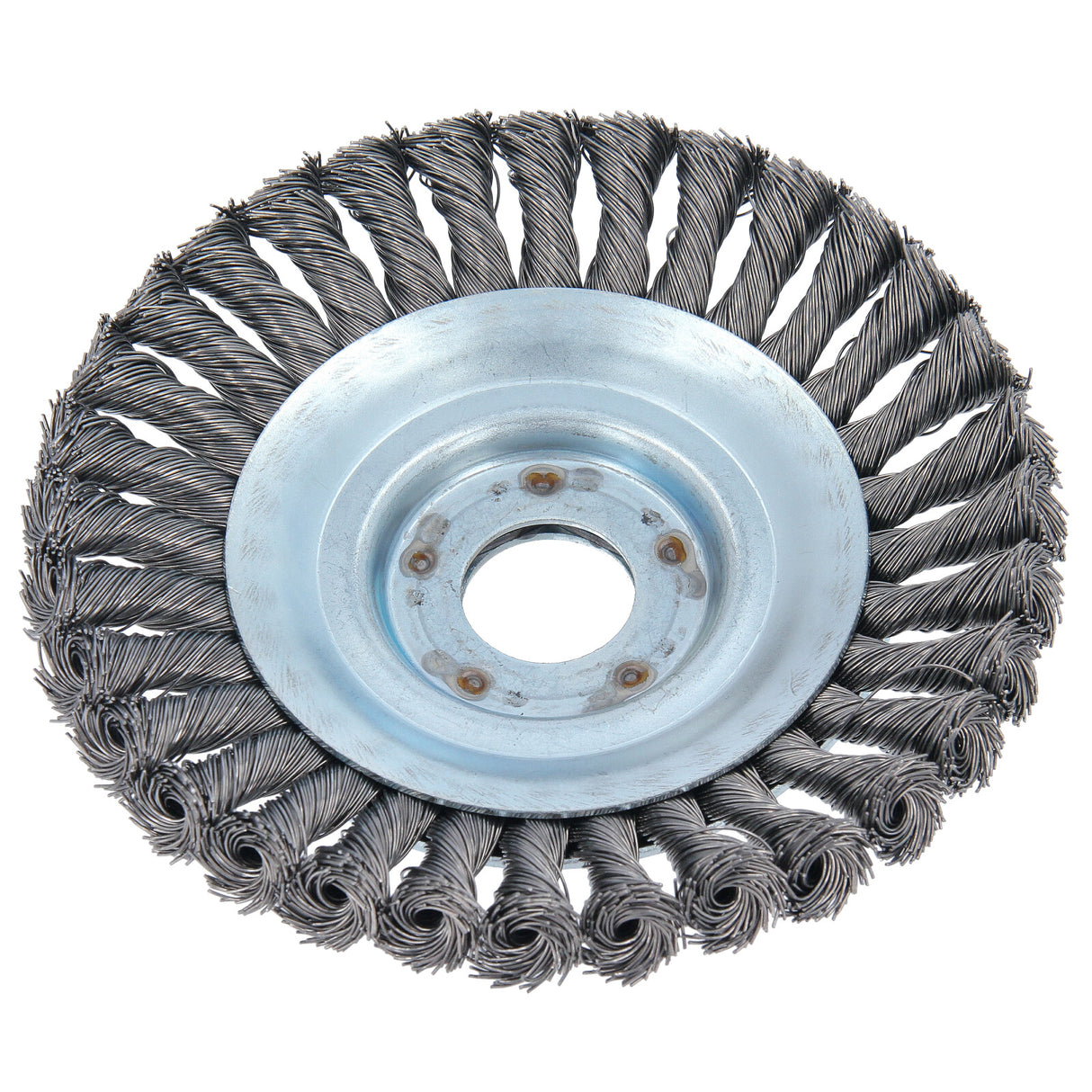 Spazzola professionale per erbacce 25,4x150mm per decespugliatore intrecciata