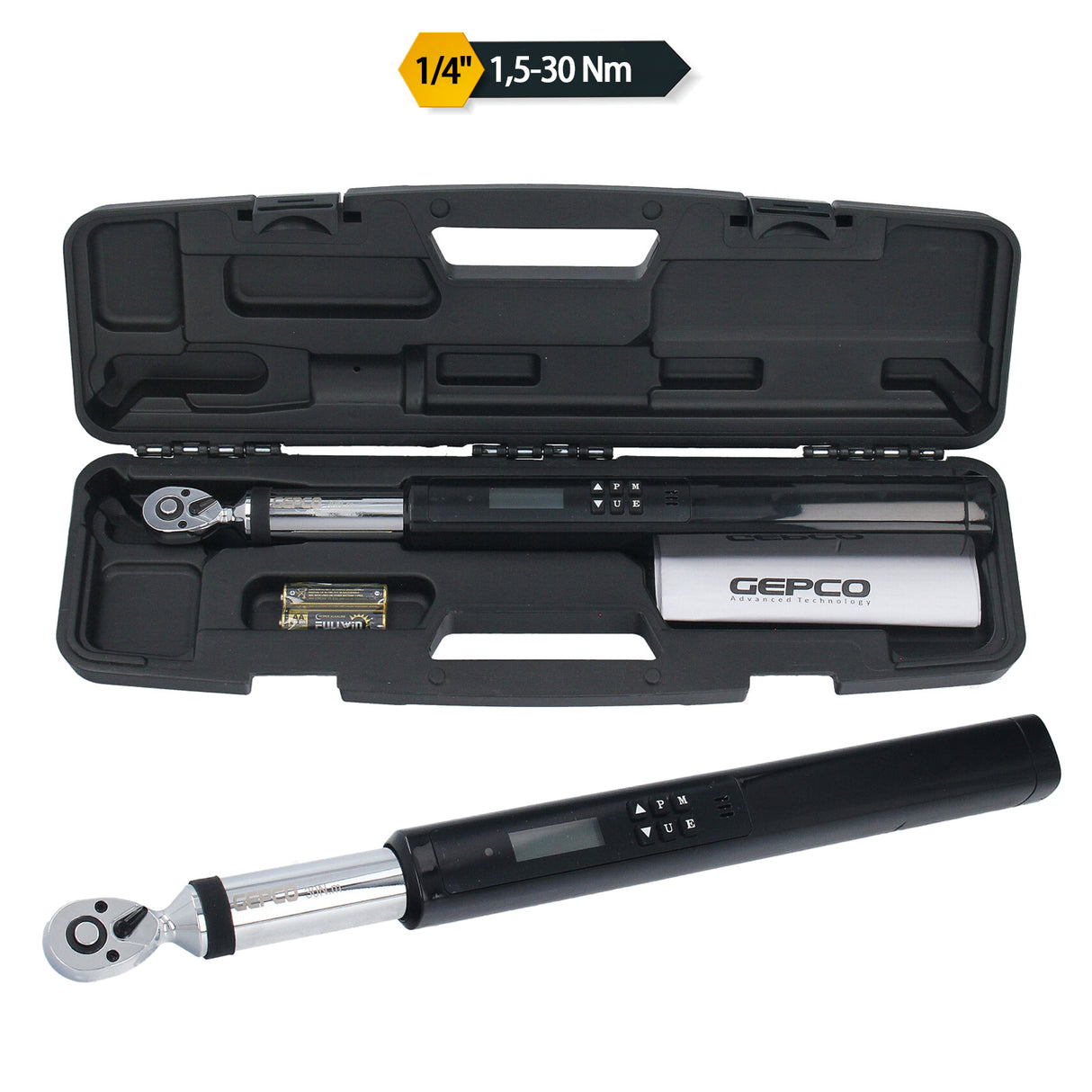 Chiave dinamometrica elettronica 1/4" 3/8" 1/2" fino a 340 Nm Professionale Digitale LED