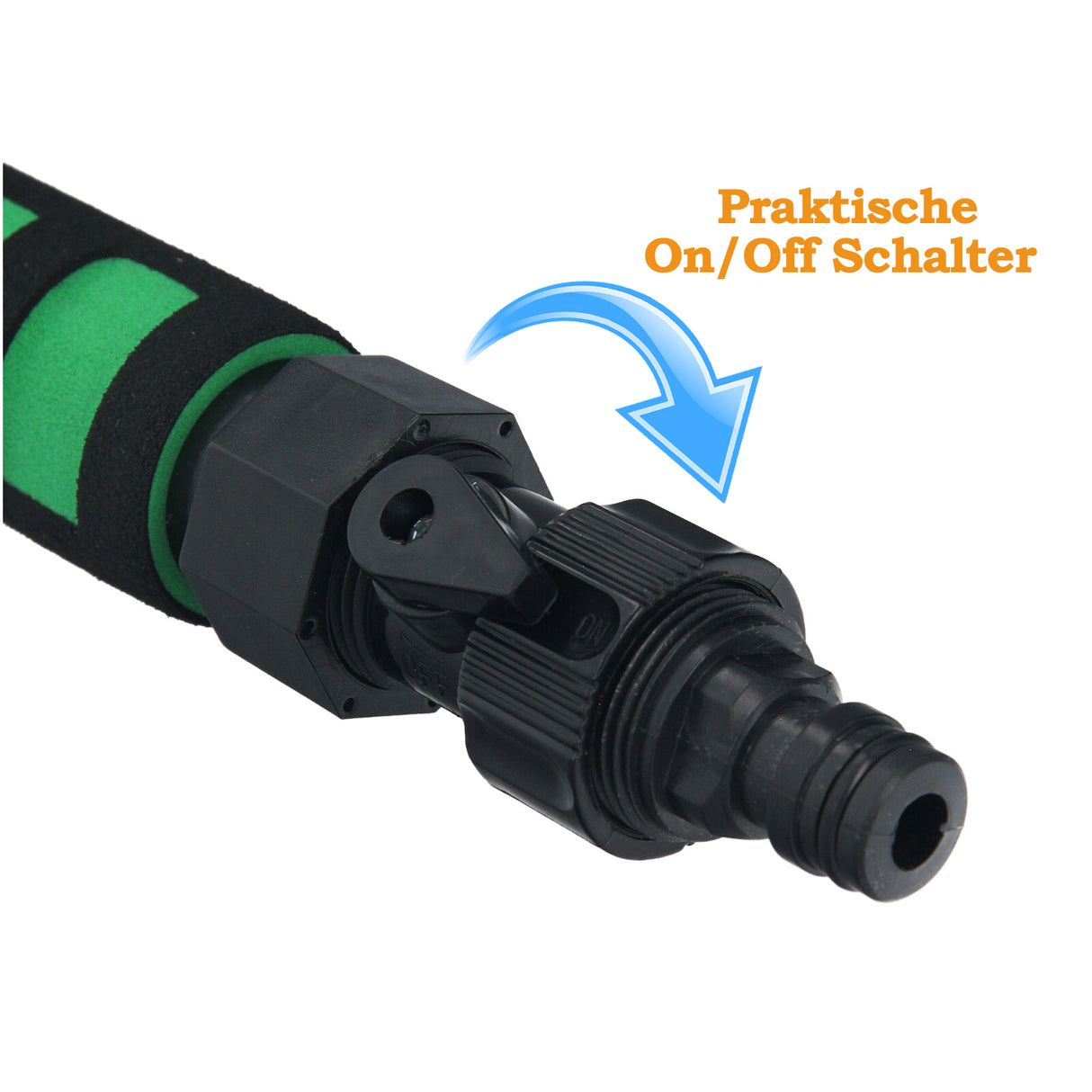 Spazzola per autolavaggio Spazzola telescopica per lavaggio auto 110 – 180cm con flusso d'acqua Veicolo Camion Auto