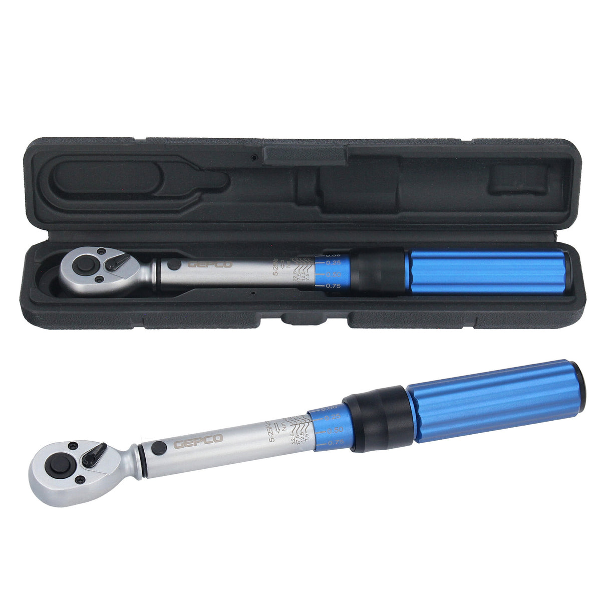 Chiave dinamometrica GEPCO 5-330 Nm 1/2" 3/8" 1/4" diverse varianti chiave dinamometrica