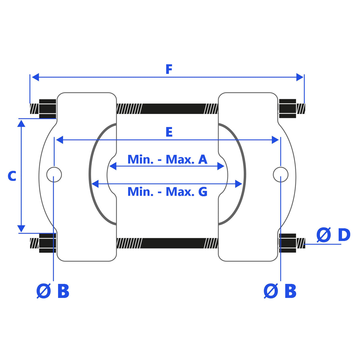 Coltello separatore per cuscinetti a sfere 39 - 225 mm utensile estrattore cuscinetti estrattore cuscinetti