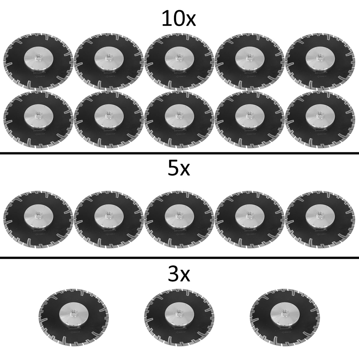 Disco diamantato da taglio 230 mm Disco diamantato da taglio con flangia M 14