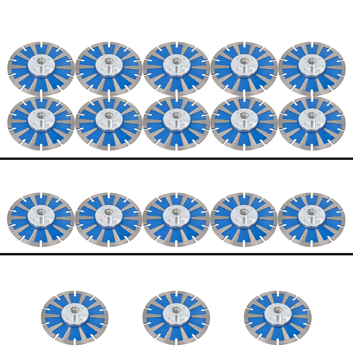 Disco diamantato da taglio 125mm flangia M14 per granito, calcestruzzo lavato, arenaria