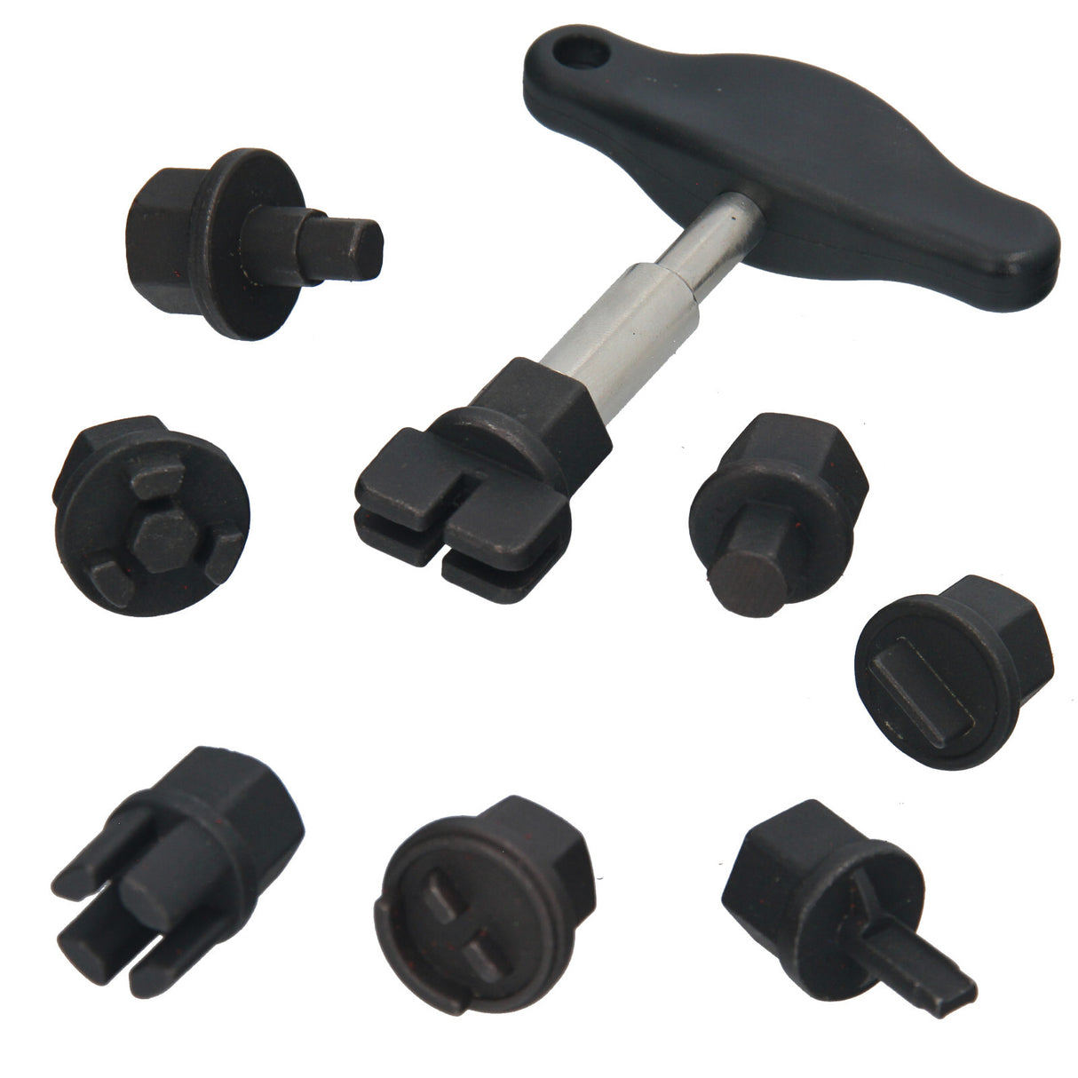 Set di profili speciali per servizio olio GEPCO da 3/8" per tappi di scarico olio in plastica, 9 pezzi per Ford