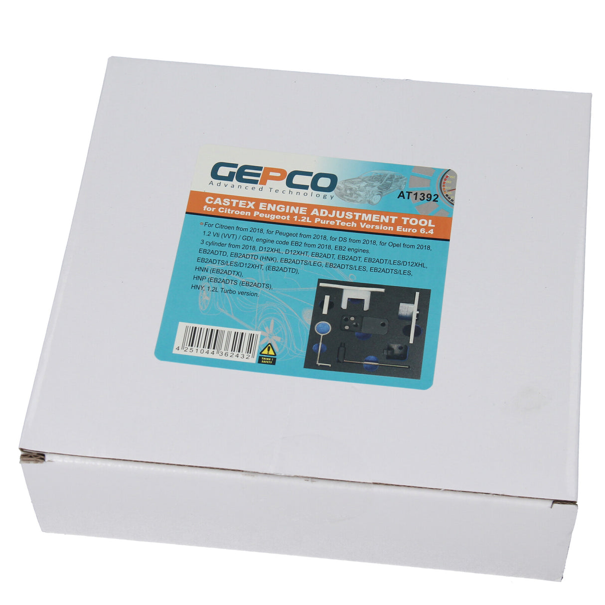 Strumento di fasatura dell'albero a camme del motore GEPCO per Citroen Peugeot Opel 1.2L dal 2018