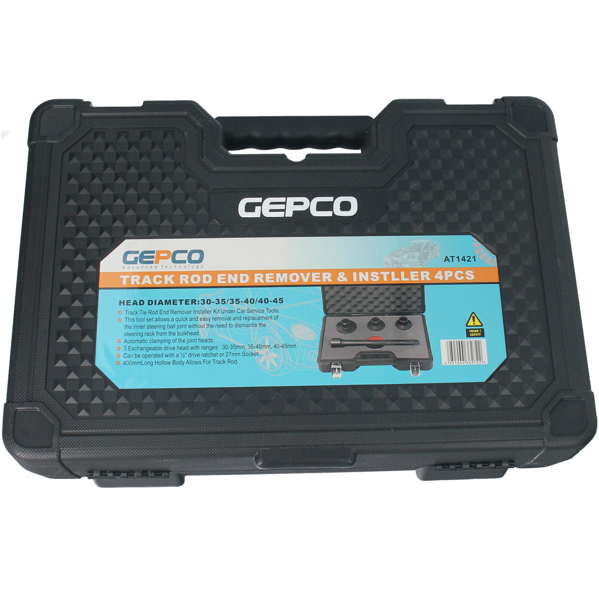 Estrattore per tiranti GEPCO da 30-45 mm, giunto sferico assiale, 4 pezzi.