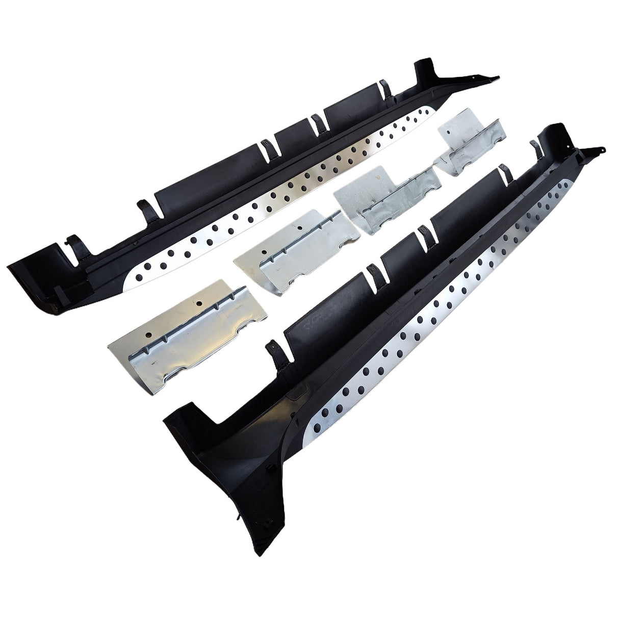 Trittbretter Aluminium Schweller für Hyundai ix35 ix 35 Bj. 2010-2015 2-tlg. Set