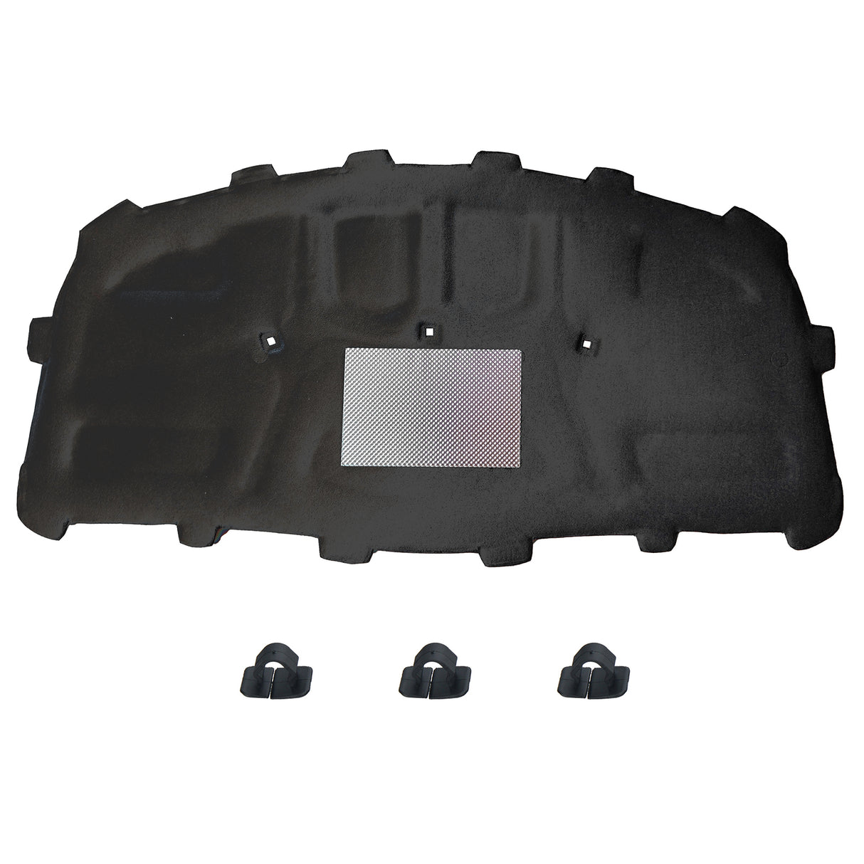 GEPCO Motorhaubendämmung Dämmmatte + Clips für AUDI A4 B9 8W2 8W5 8WH 8W0863825