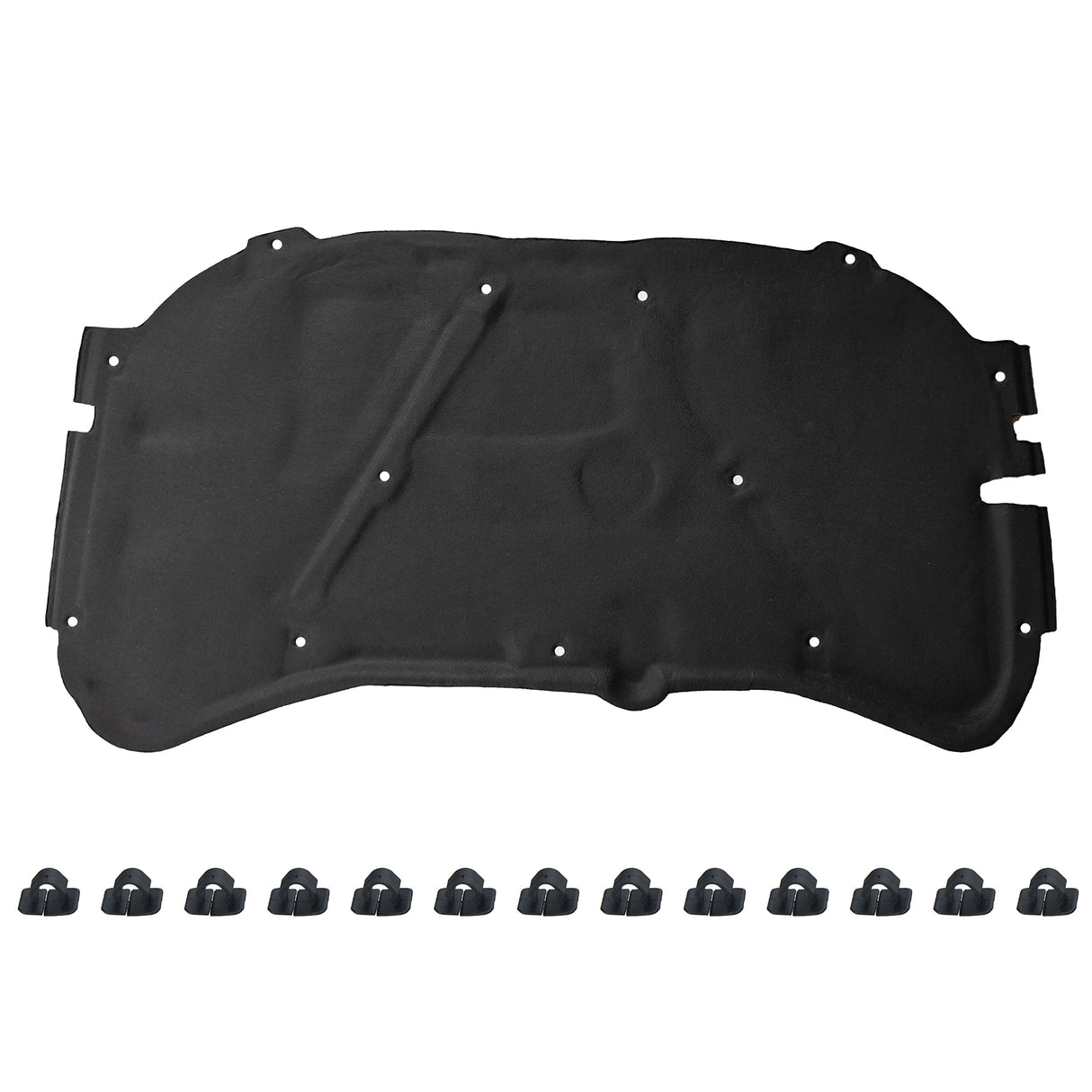 GEPCO Motorhaubendämmung Dämmmatte für VW GOLF IV 1997-2006 Bora 1998-2005 Clips