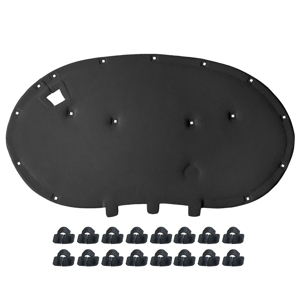 GEPCO Motorhaubendämmung Dämmmatte für VW PASSAT B7 2010-2015 mit Clips