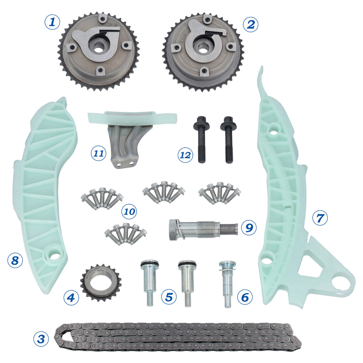 Kit catena di distribuzione VVT per BMW Serie 1, Serie 3, Mini Cooper - N12, N13, N14, N16, N18