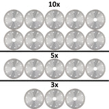 Disco diamantato da taglio Disco diamantato per smerigliatrice angolare Diametro 125 mm - Universale - Turbo