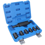CV axle wheel hub installer tool set for Audi, VW, BMW, Skoda, and Ford. Complete kit view.
