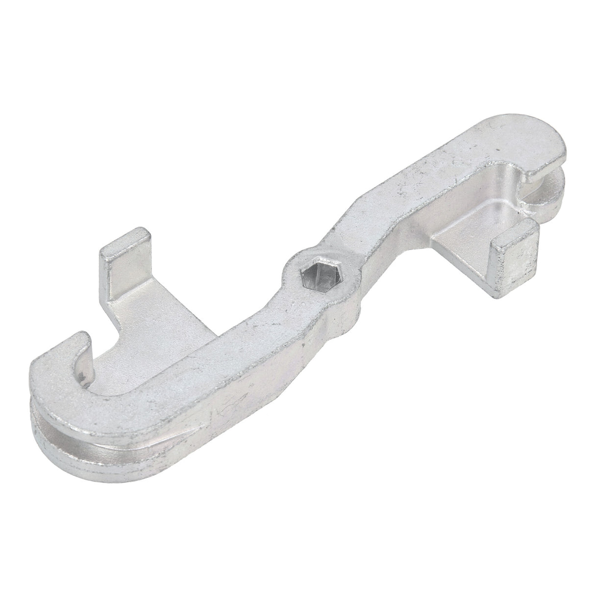 The 4.75mm Brake Line Bending Tool in action, bending a brake line.