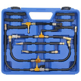 Tester di pressione della benzina Tester di pressione Strumento del sistema di iniezione Tester di compressione 0-8 BAR 120 Psi