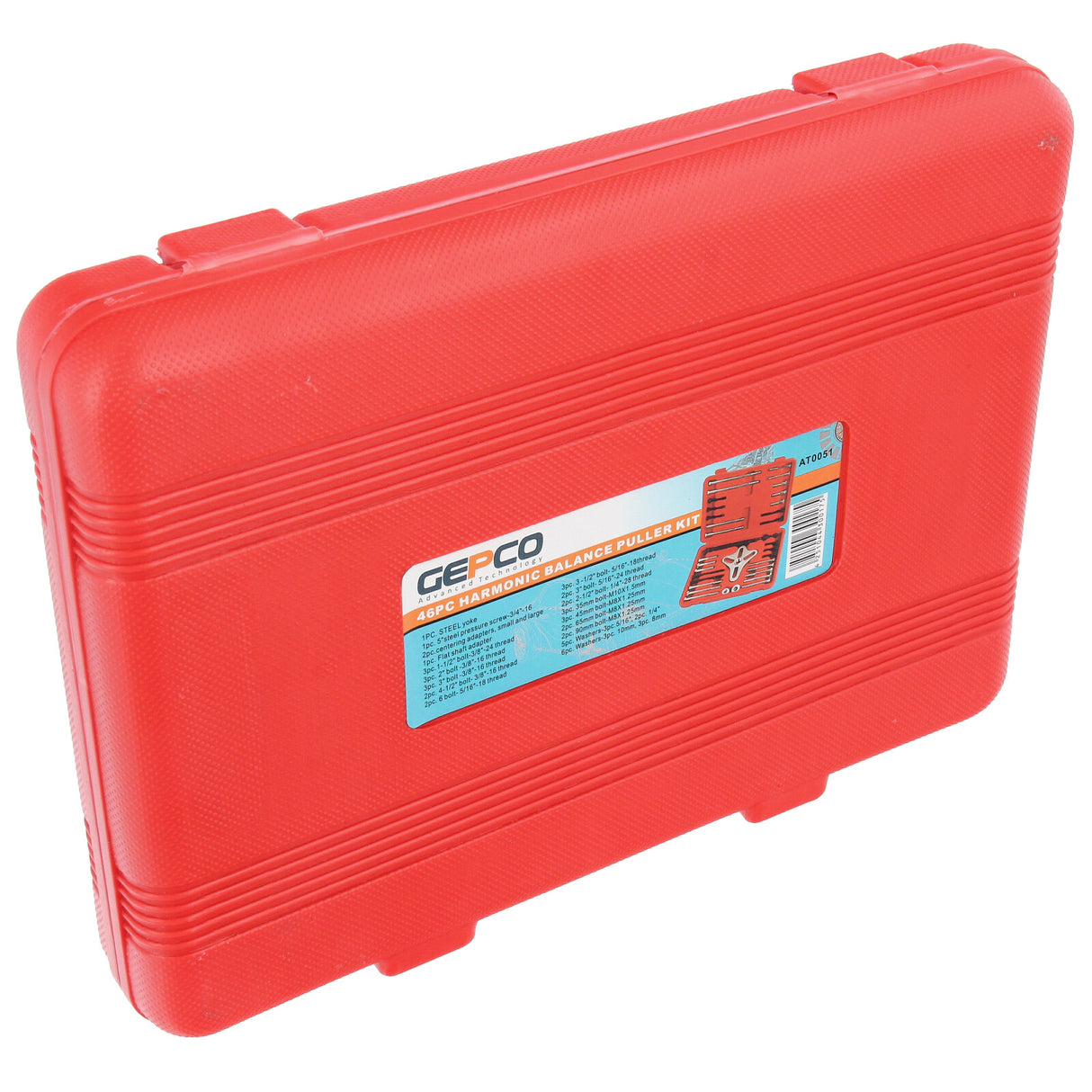 Estrattore a 3 bracci, estrattore per volano, set di boccole per cuscinetti a giogo, estrattore per alternatore, 46 pezzi.