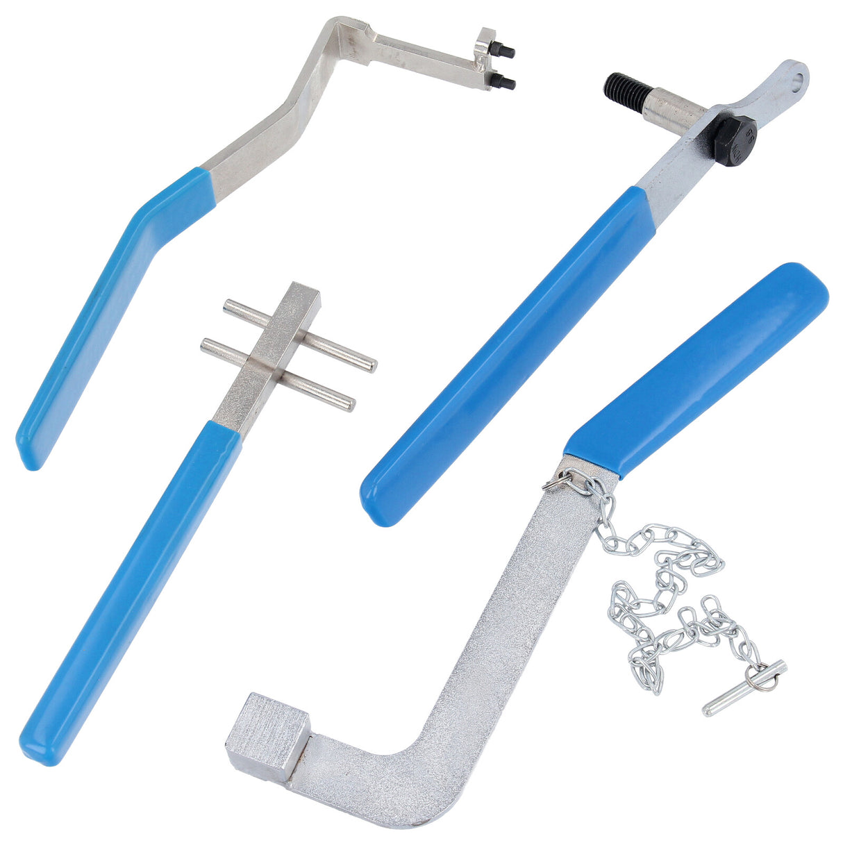 Strumento per cinghia di distribuzione GEPCO RENAULT CLIO LAGUNA SCENIC Strumento speciale da 15 pezzi per la sostituzione delle cinghie di distribuzione per Opel completa