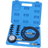 Öldrucktester HQ MANN (Bild 3/5): Detailansicht des 12tlg. Hochqualitäts-Prüfers (10 bar).