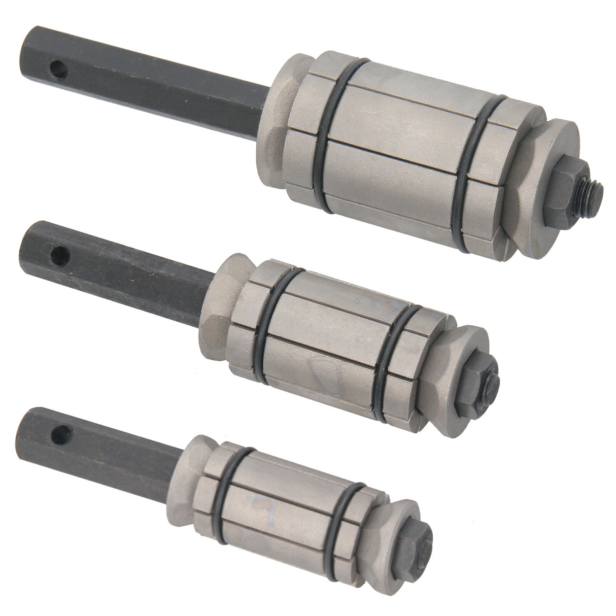 Espansore per tubi di scarico, set da 3 pezzi, espansore per tubi, utensile per allargare tubi, set di allargatori