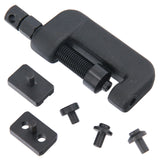Strumento di separazione per smontaggio catena moto universale Strumento di rivettatura Strumento di separazione catena moto Strumento di rivettatura per separazione catena moto 13 pezzi Strumento di rivettatura per separazione catena moto