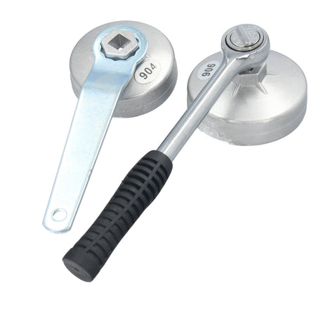 Ölfilterschlüssel Set (23-tlg.), Detailansicht (Bild 5/7). Ölfilter Kappen Schlüssel für PKW Ölwechs