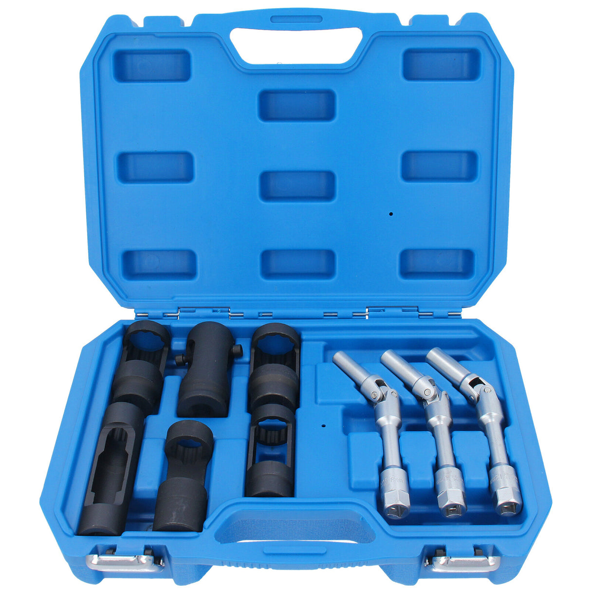 Werkstatt Glühkerzen Nuss Gelenk Einsätze Steck Schlüssel Stecknüsse Lamdasonde 8-10-12 mm