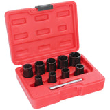 10-tlg. Linksausdreher-Set (1/5: Übersicht) – Defekte Schrauben & Muttern entfernen.