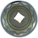 Dado mozzo speciale per assale posteriore Transit Daily da 65 mm con scanalatura a 12 punti