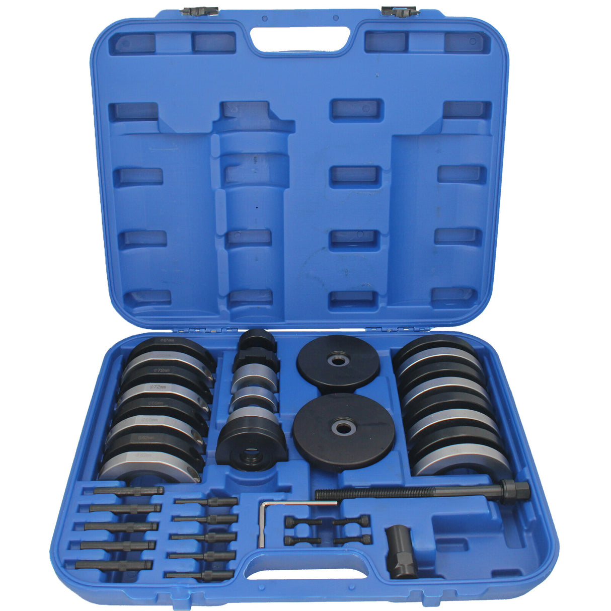 Attrezzo per cuscinetti ruota per unità mozzo VAG da 62, 66, 72, 85 mm, montaggio Audi VW Skoda Seat