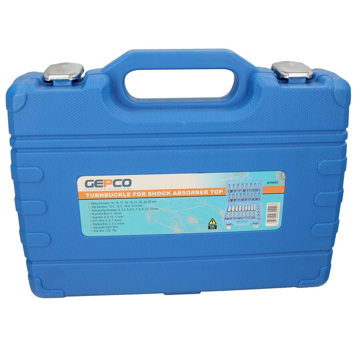 Set di utensili per ammortizzatori da 39 pezzi, chiave per auto, chiave per ammortizzatori, puntone