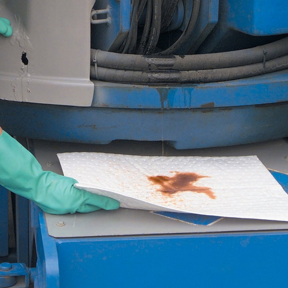 50 pezzi panni assorbenti per olio, panni assorbenti per olio, assorbenti per olio 400 mm x 500 mm x 5 mm