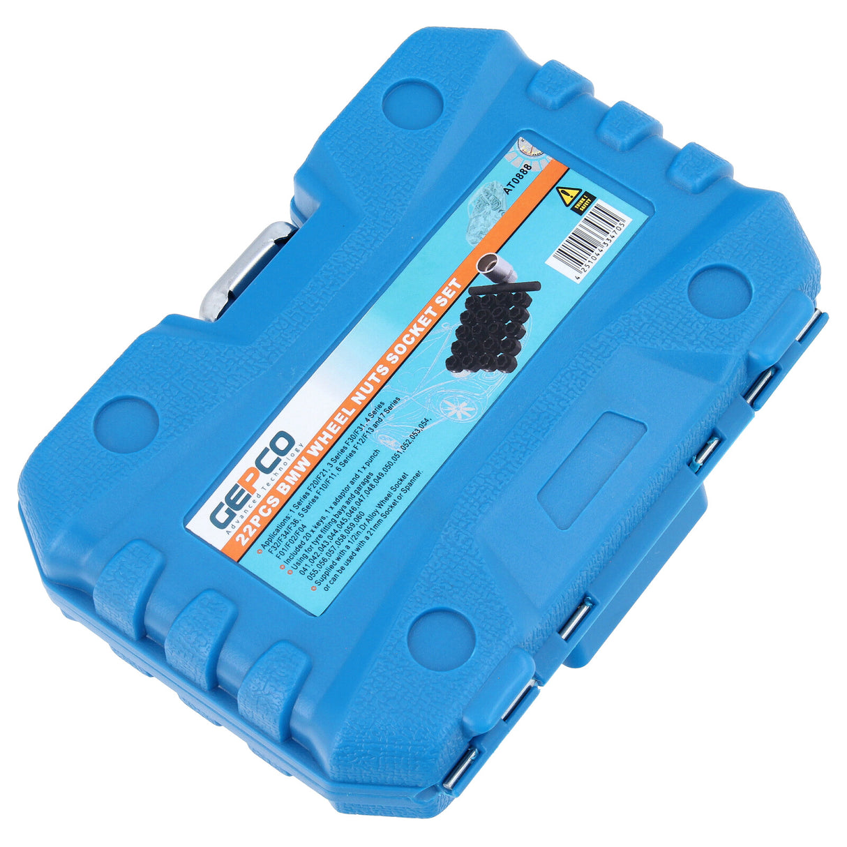 Set di utensili per bloccaggio ruote per BMW F01 F10 F20 F30, chiave per bloccaggio ruote, 22 pezzi.